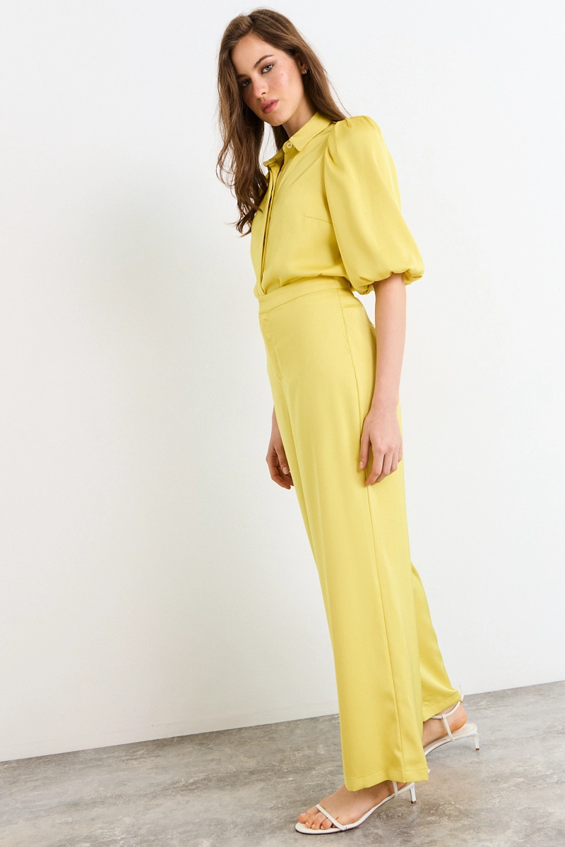 BLUSAS MANGA CORTA AMARILLO MUJER IO - 5