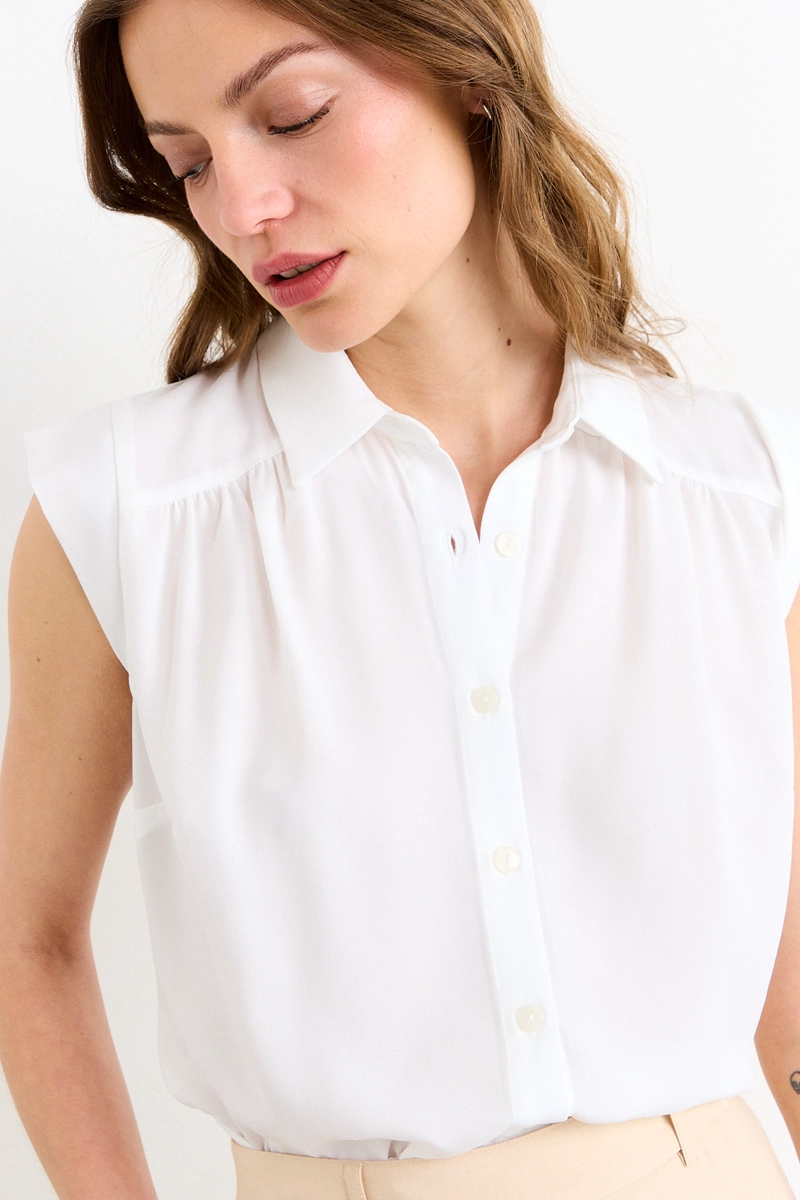 BLUSAS SIN MANGA CRUDO MUJER IO - 1