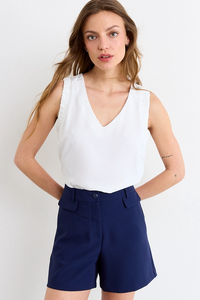 BLUSAS SIN MANGA CRUDO MUJER IO - 1