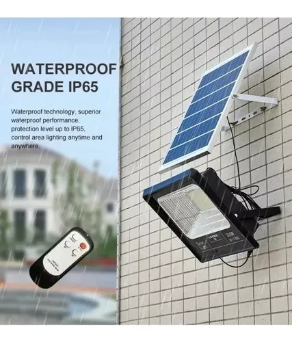 FOCO REFLECTOR SOLAR COMPAQPEAT INTERIOR Y EXTERIOR 200 W/P8-200 W COLOR DE LA CARCASA NEGRO - 2