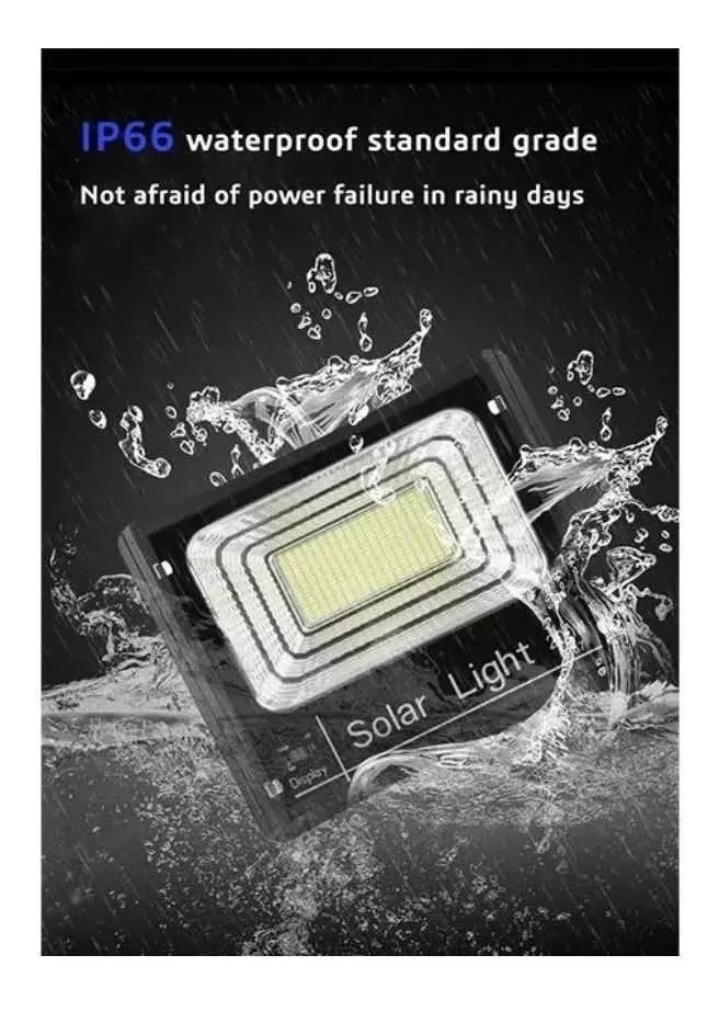 FOCO REFLECTOR SOLAR COMPAQPEAT 500 W PANEL SOLAR Y CONTROL REMOTO - 5