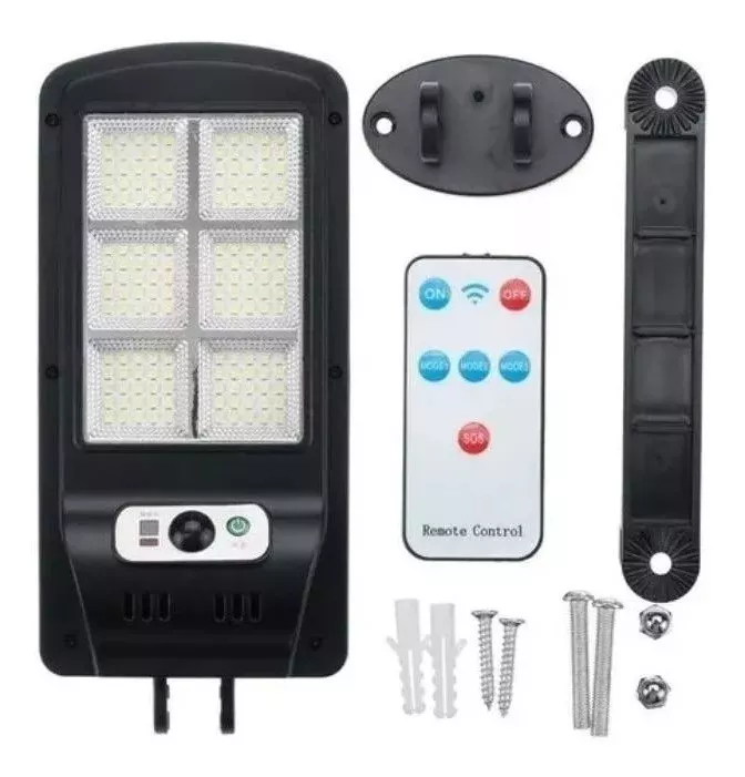 FOCO LUMINARIA LED SOLAR 160 LED CONTROL PANEL SENSOR - 2