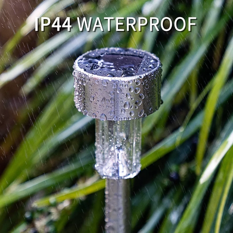 PACK X10 ESTACAS FARO LAMPARA SOLAR ALUMINIO INOXIDABLE - 5