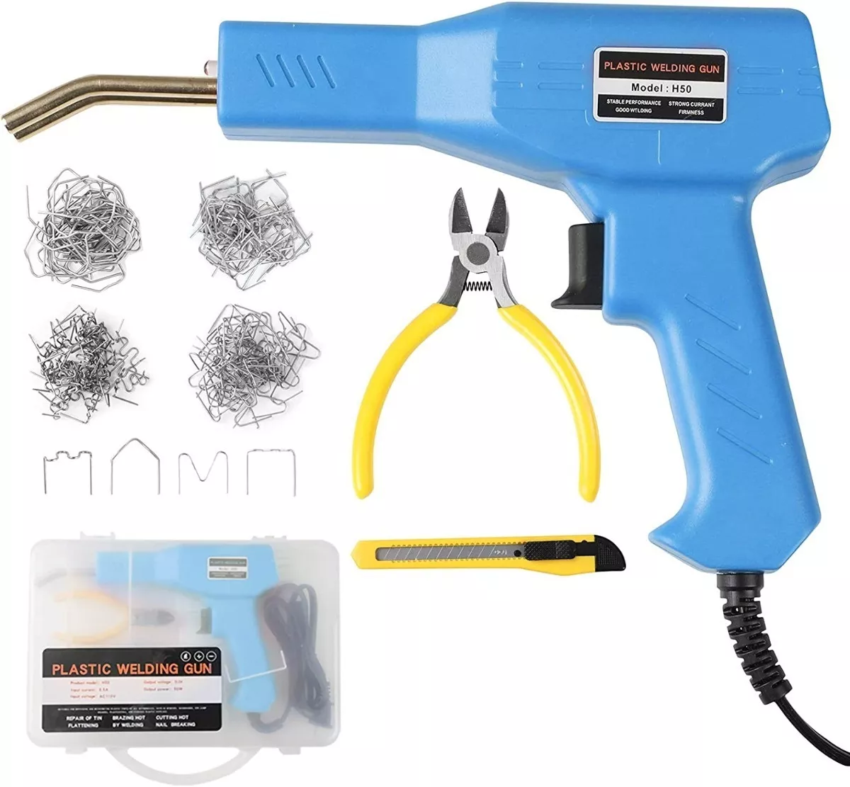 SOLDADORA CIBERXLINK MÁQUINA PISTOLA GRAPADORA PLÁSTICO CALIENTE - 1