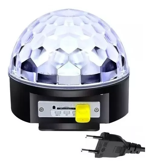 BOLA DISCO RÍTMICA CON CONTROL BLUETOOTH PENDRIVE FIESTA - 4