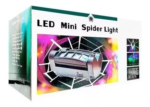 LUCES CABEZA MOVIL PROFESIONAL MARVEL SPIDER LED RGBW DMX FIESTA - 4