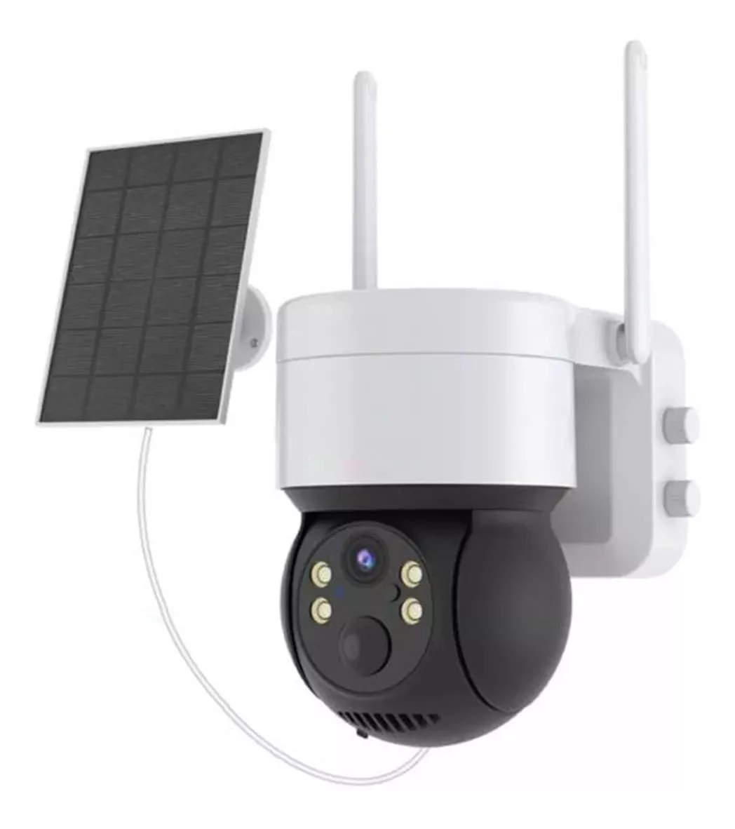 CÁMARA SEGURIDAD SOLAR 1080P DOMO WIFI SOLAR RESISTE AL AGUA