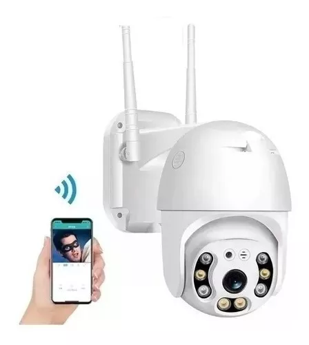 CAMARA SEGURIDAD WIFI IP RANURA MICROSD EXTERIOR 1080P