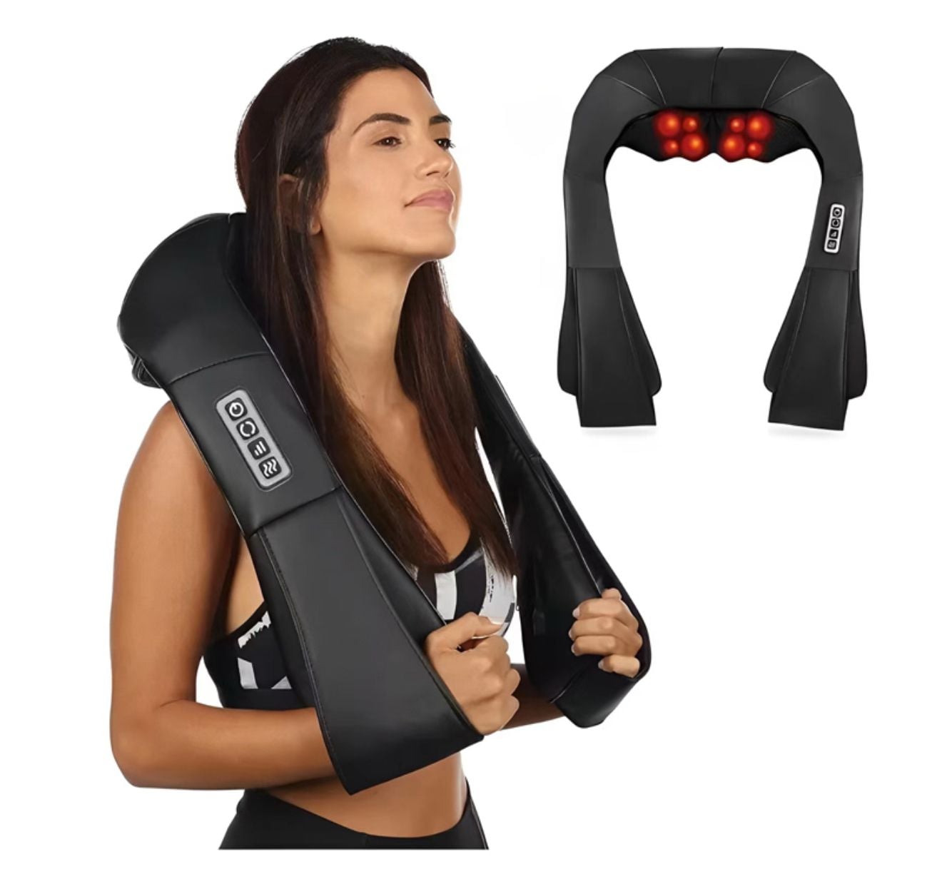 MASAJEADOR ELECTRICO HOMBROS CUELLO ESPALDA RELAJANTE - 1