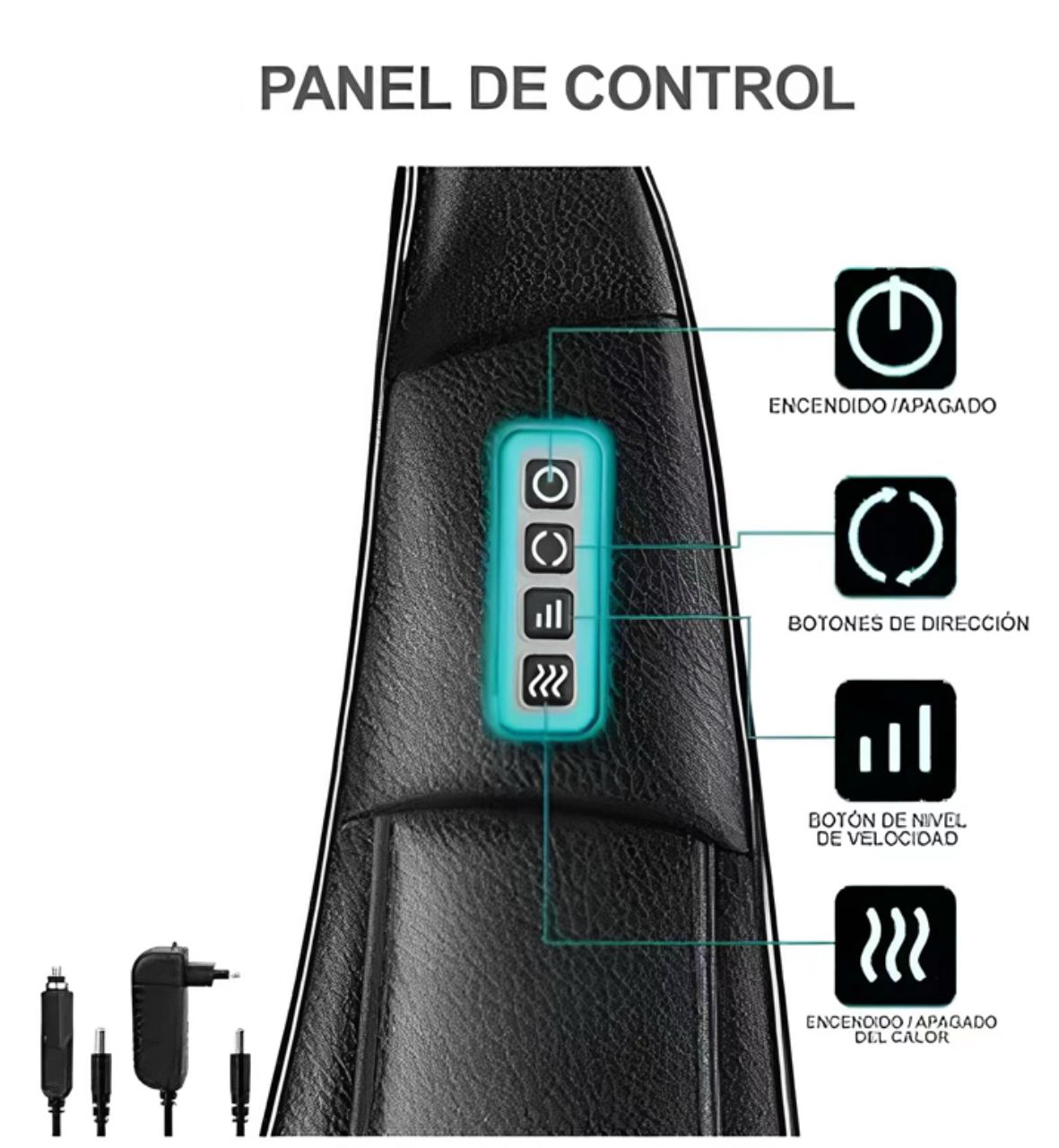 MASAJEADOR ELECTRICO HOMBROS CUELLO ESPALDA RELAJANTE - 3