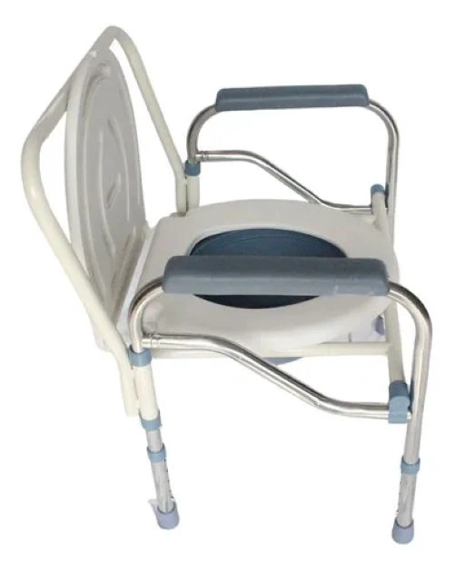 SILLA PARA BAÑO PORTATIL PLEGABLE BAÑO INODORO DISCAPACITADO - 3
