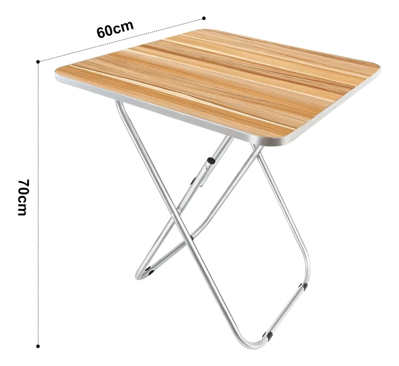 MESA PLEGABLE MULTIFUNCIONAL 60 × 60 CM - 3