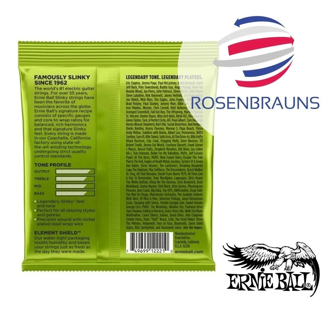 CUERDA ERNIE BALL REGULAR SLINKY 2221 - 3