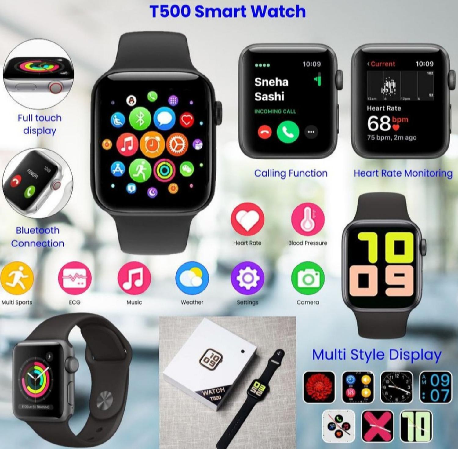 SMARTWATCH FITPRO T500 NEGRO RECIBE REALIZA LLAMADAS 80 - 6