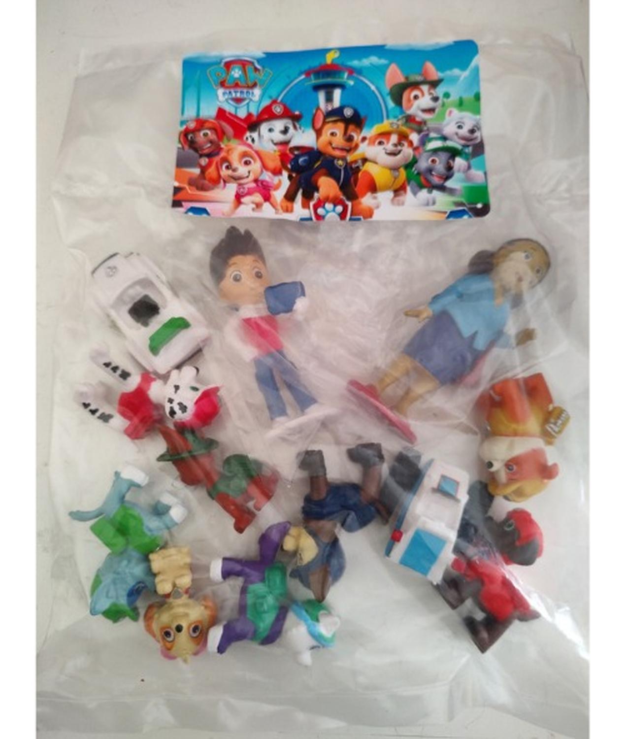 SET 12 FIGURAS PAW PATROL PVC DURO JUGUETES - 2