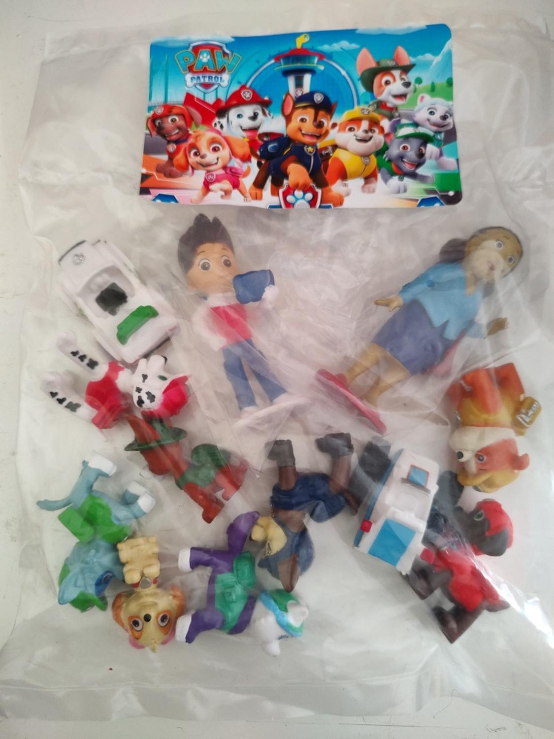 SET 12 FIGURAS PAW PATROL PVC DURO JUGUETES - 3