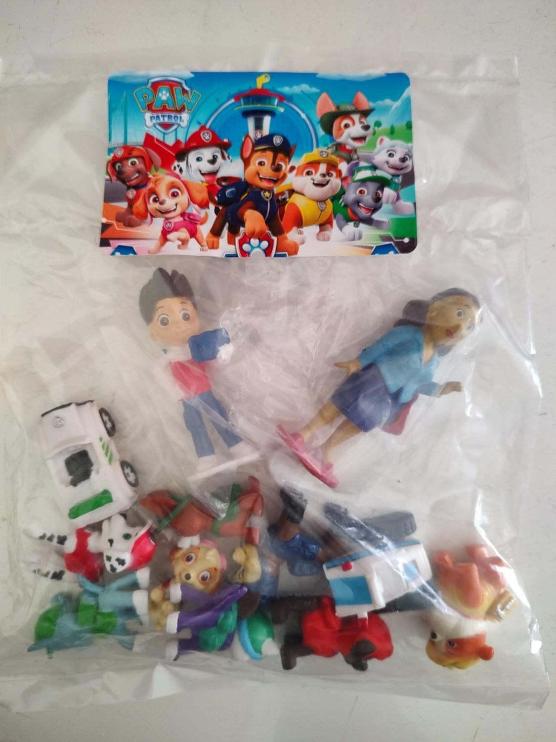 SET 12 FIGURAS PAW PATROL PVC DURO JUGUETES - 4