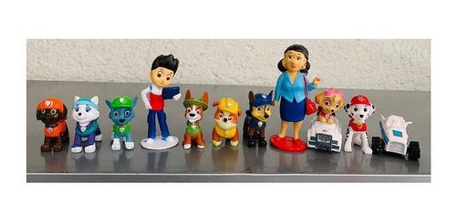 PACK 12 FIGURAS PAW PATROL DE PATRULLA CANINA - 5