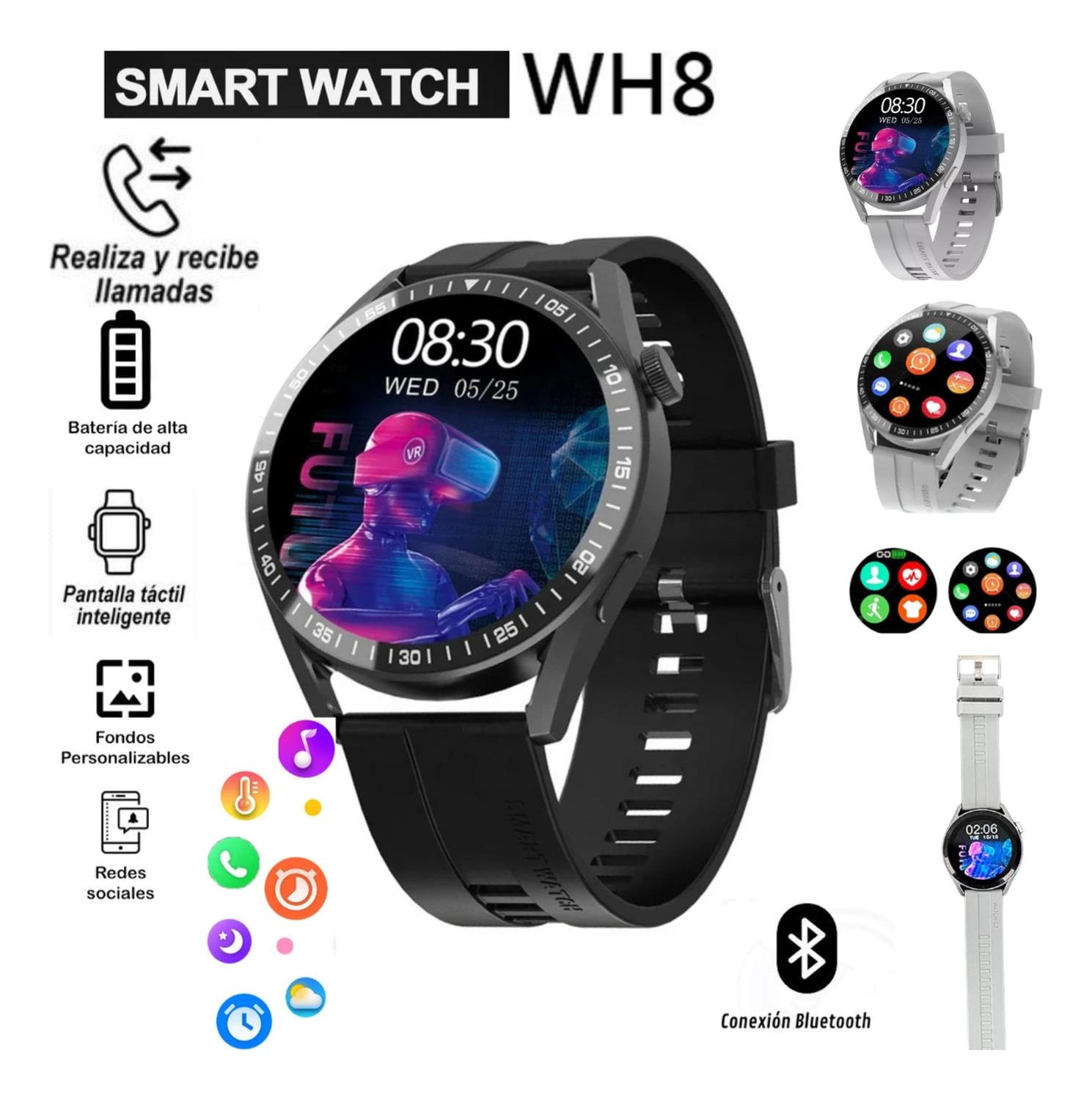 SMARTWATCH TECNOLAB 03-DBSMB07G DEPORTIVO PODOMETRO IP67 DBLUE - 5