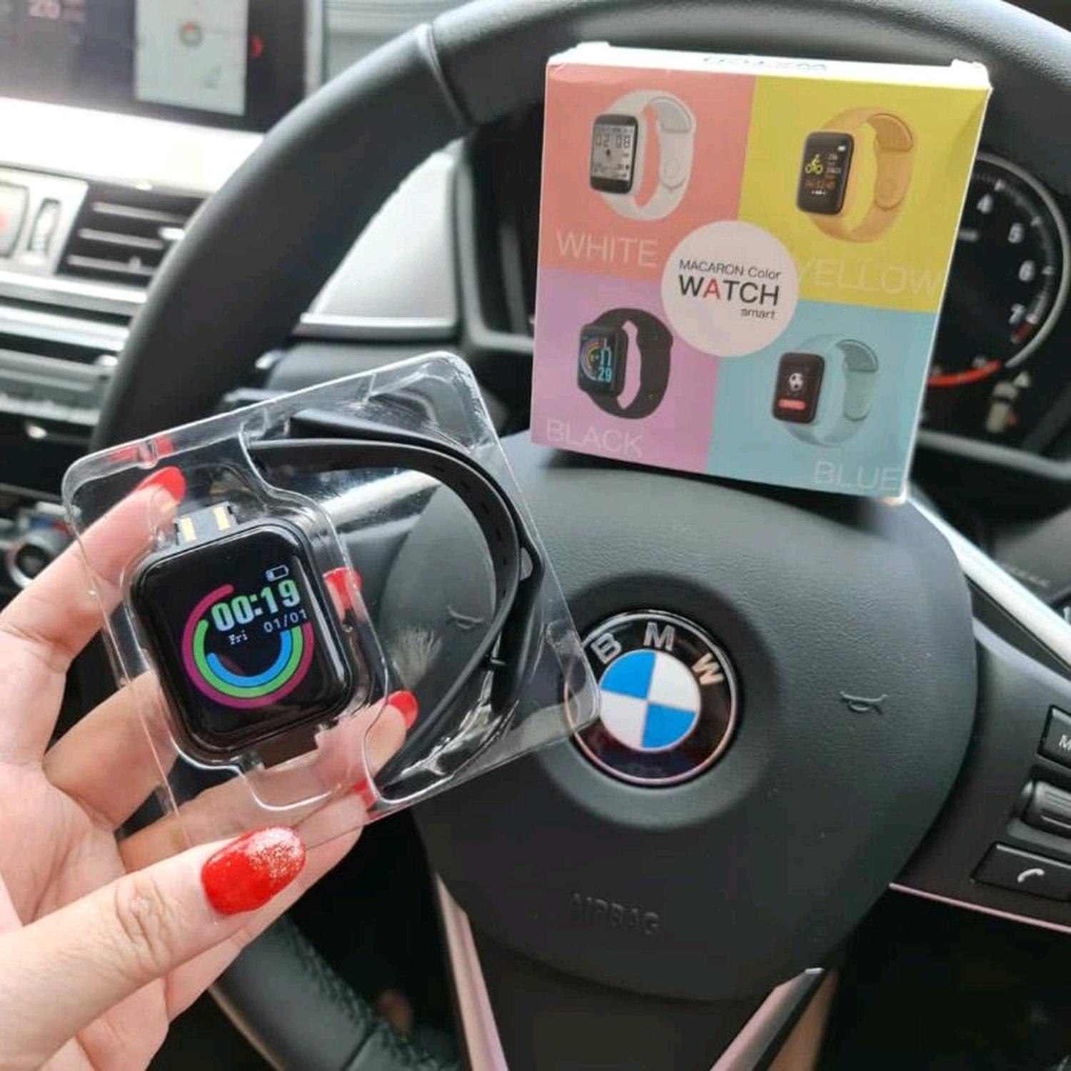 RELOJ D20 SMARTWATCH INTELIGENTE NEGRO - 5