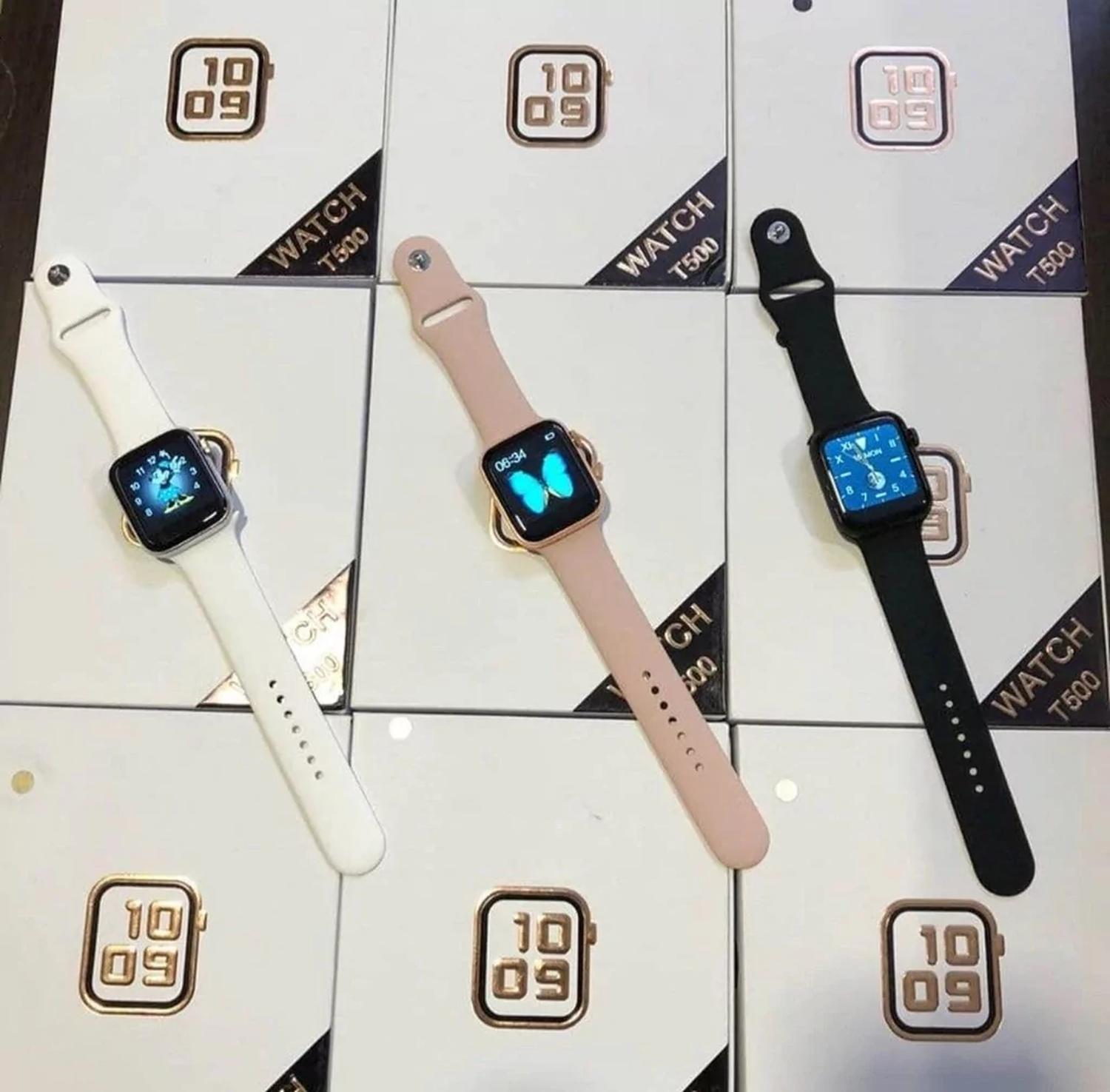 RELOJ T500 INTELIGENTE SMARTWATCH ROSADO / RECIBE LLAMADAS - 3