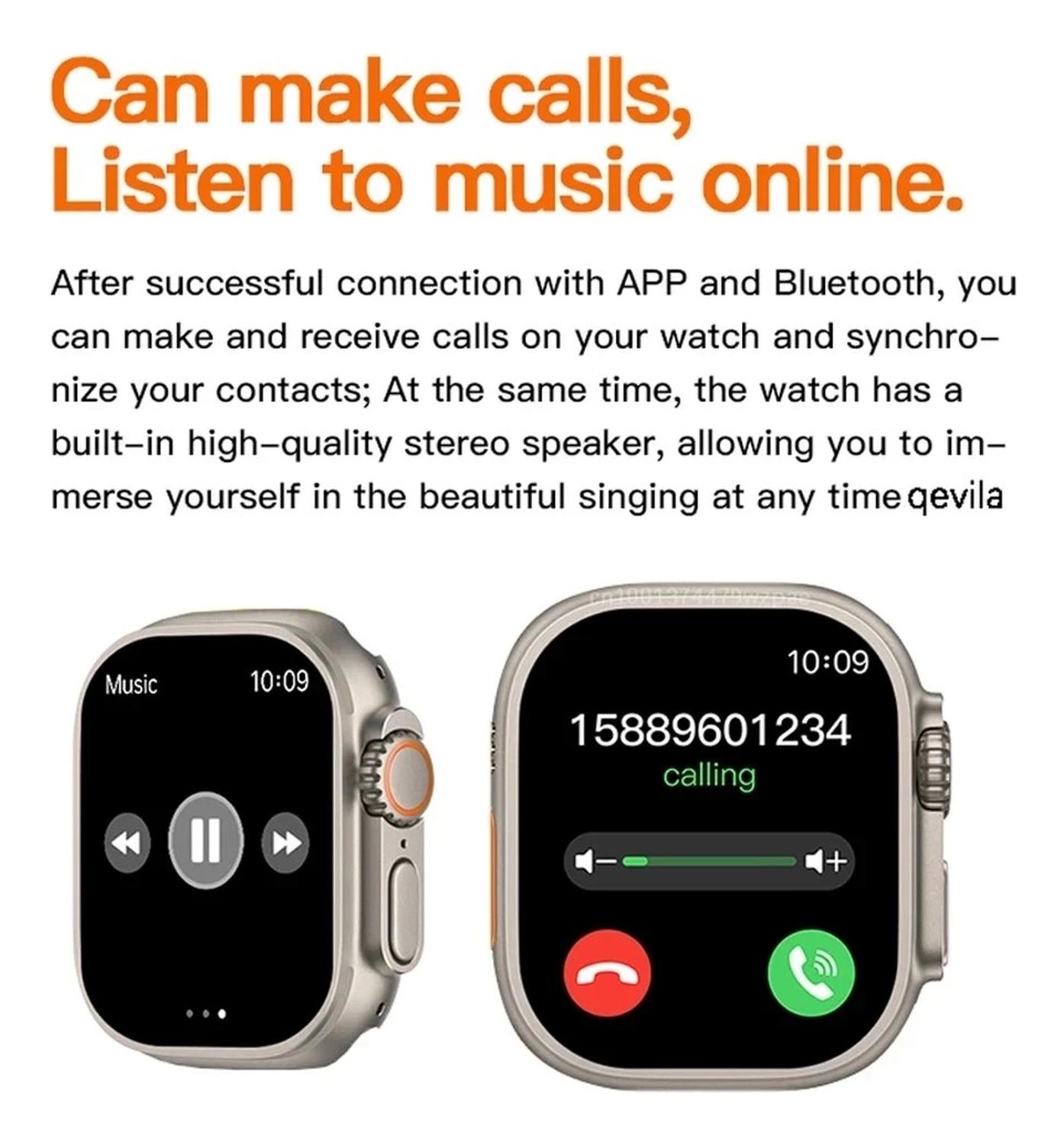 RELOJ INTELIGENTE SMARTWATCH WATCH 8 ULTRA / REALIZA LLAMADAS - 8