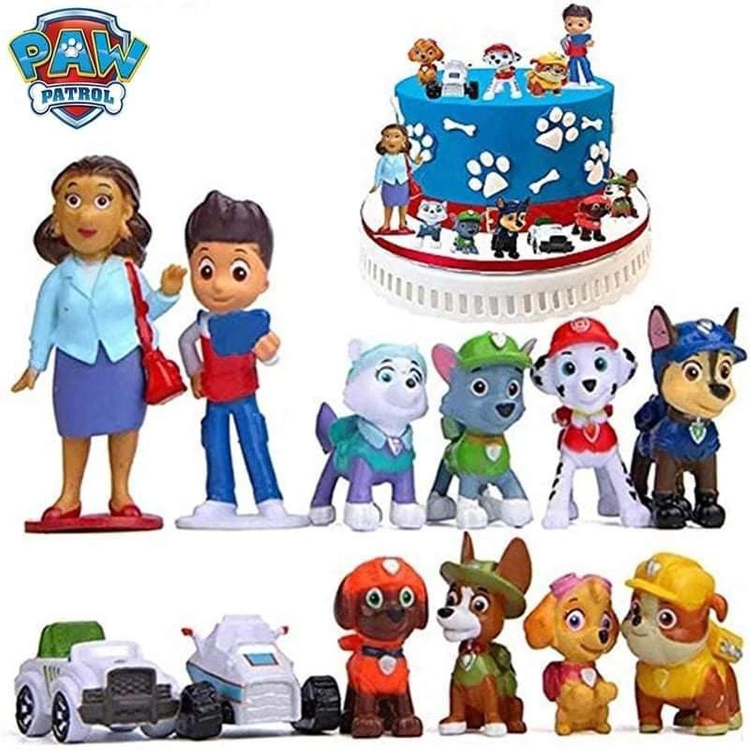 PACK 12 FIGURAS PAW PATROL DE PVC DURO - 4