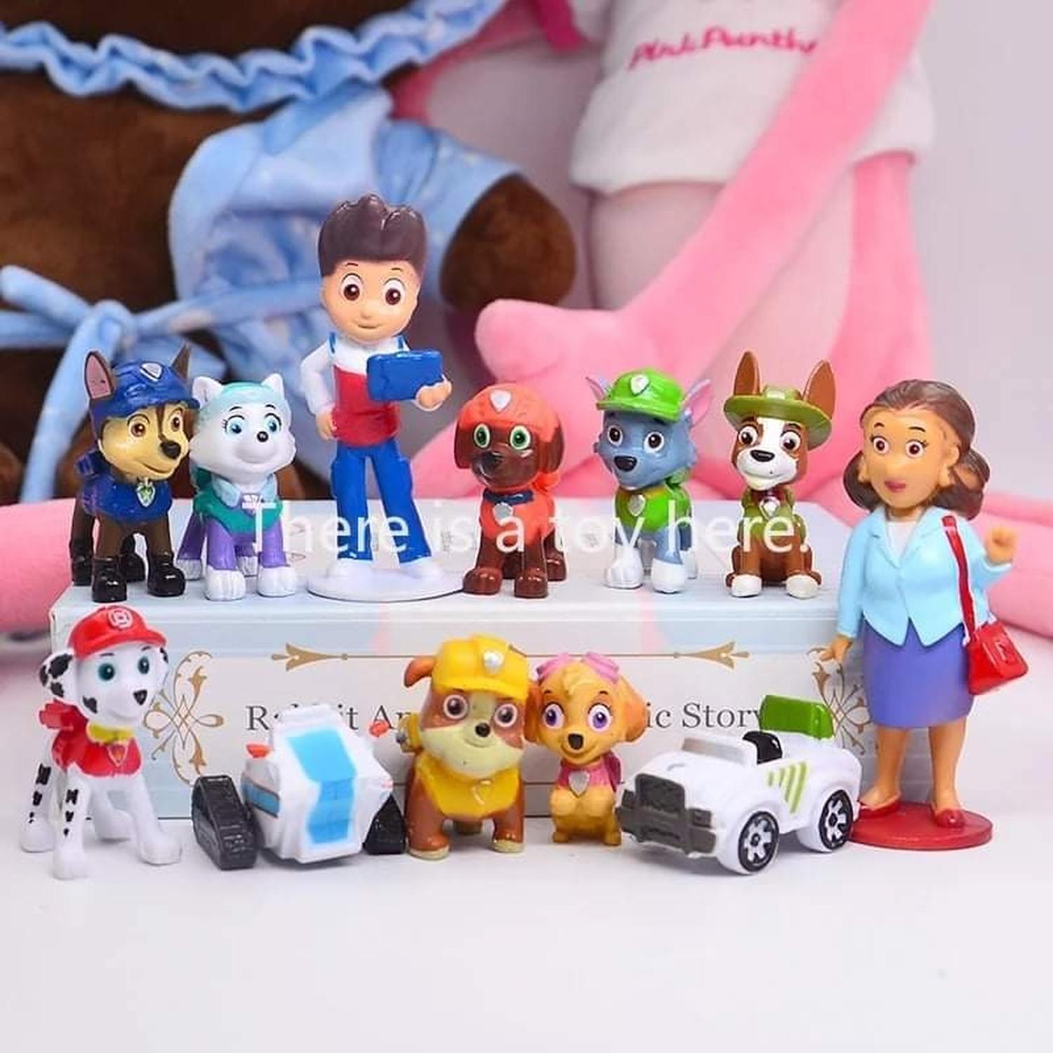 PACK 12 FIGURAS PAW PATROL DE PVC DURO - 6
