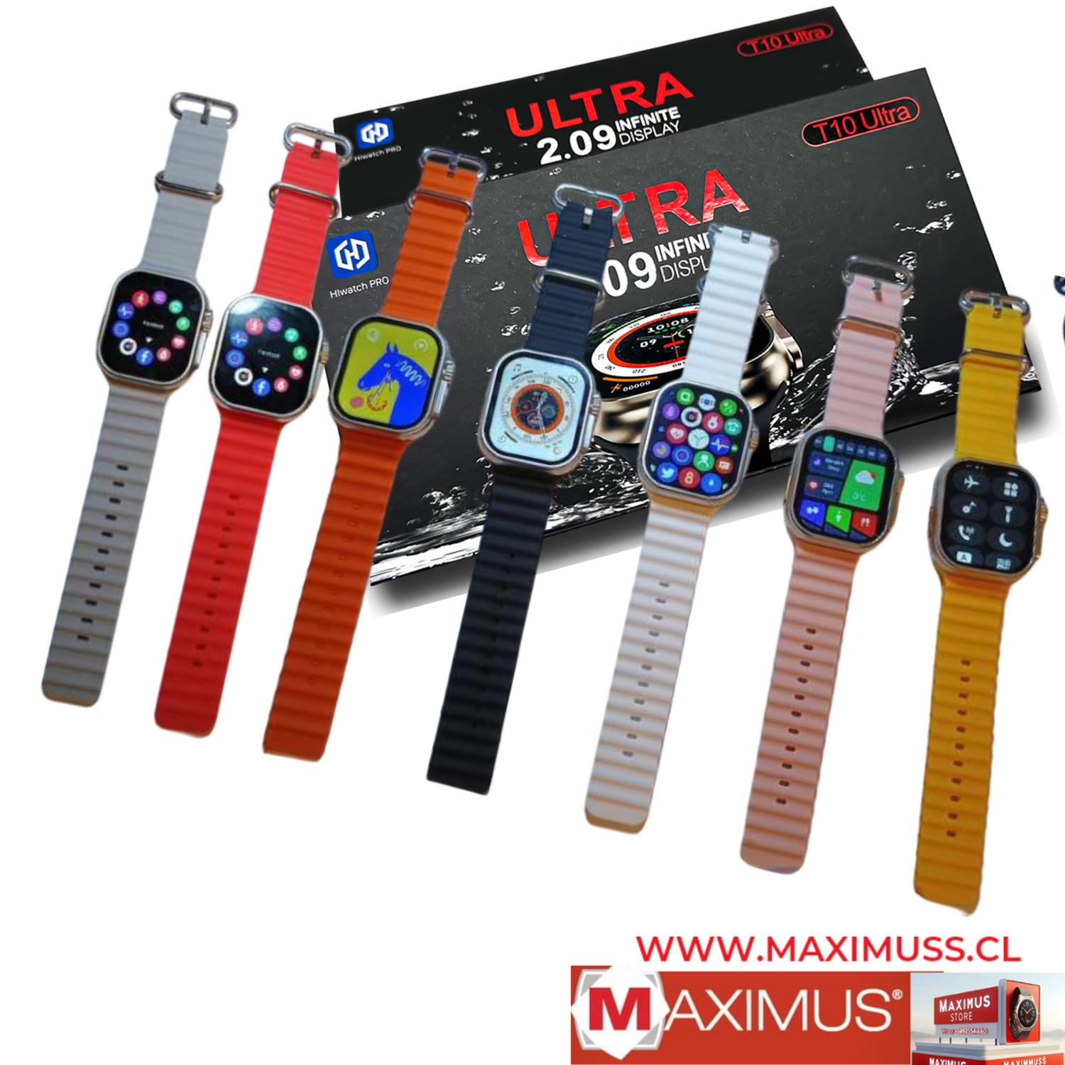 SMARTWATCH HIWATCHPRO T10 NEGRO ULTRA INTELIGENTE REALIZA LLAMADAS - 2