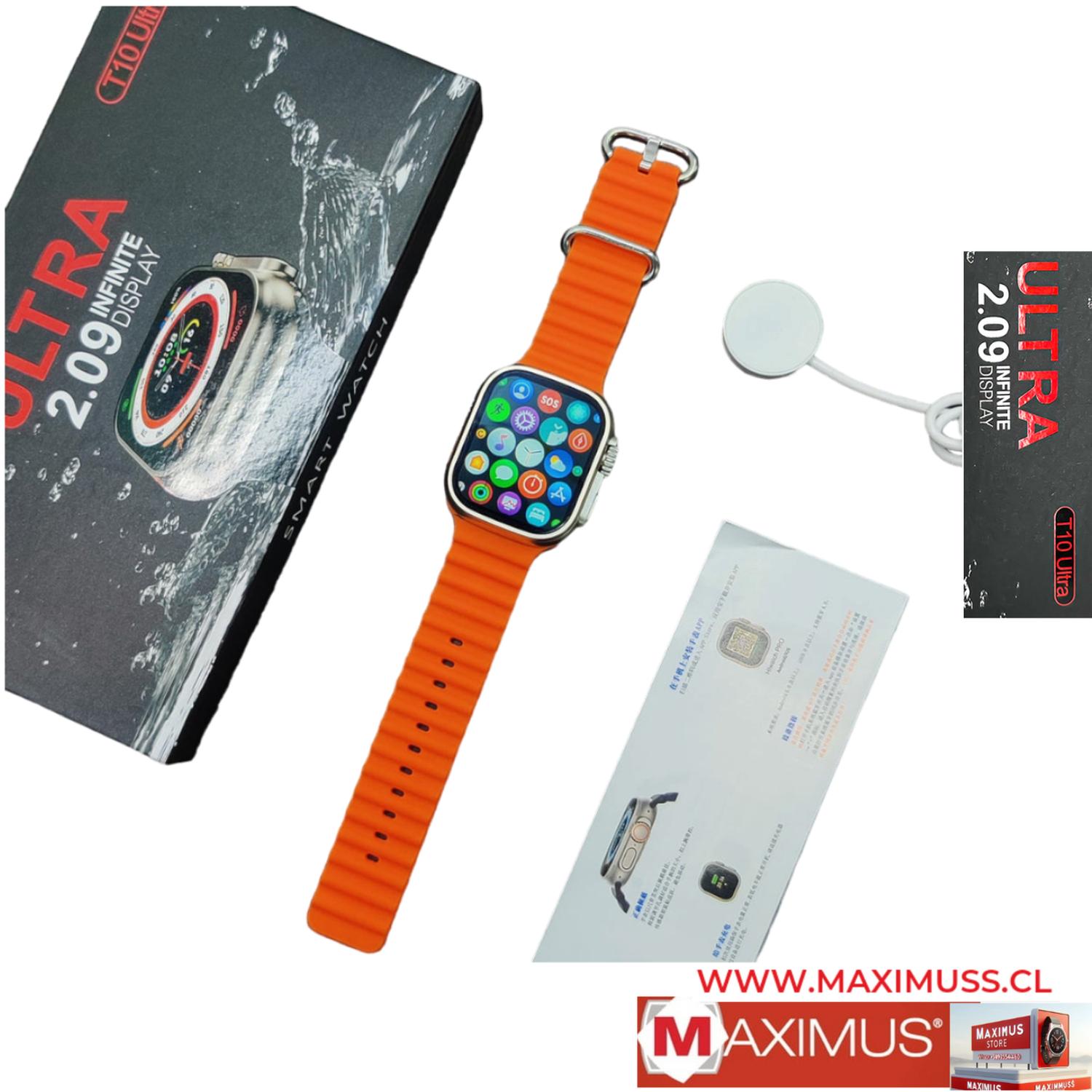 SMARTWATCH HIWATCHPRO T10 NEGRO ULTRA INTELIGENTE REALIZA LLAMADAS - 3