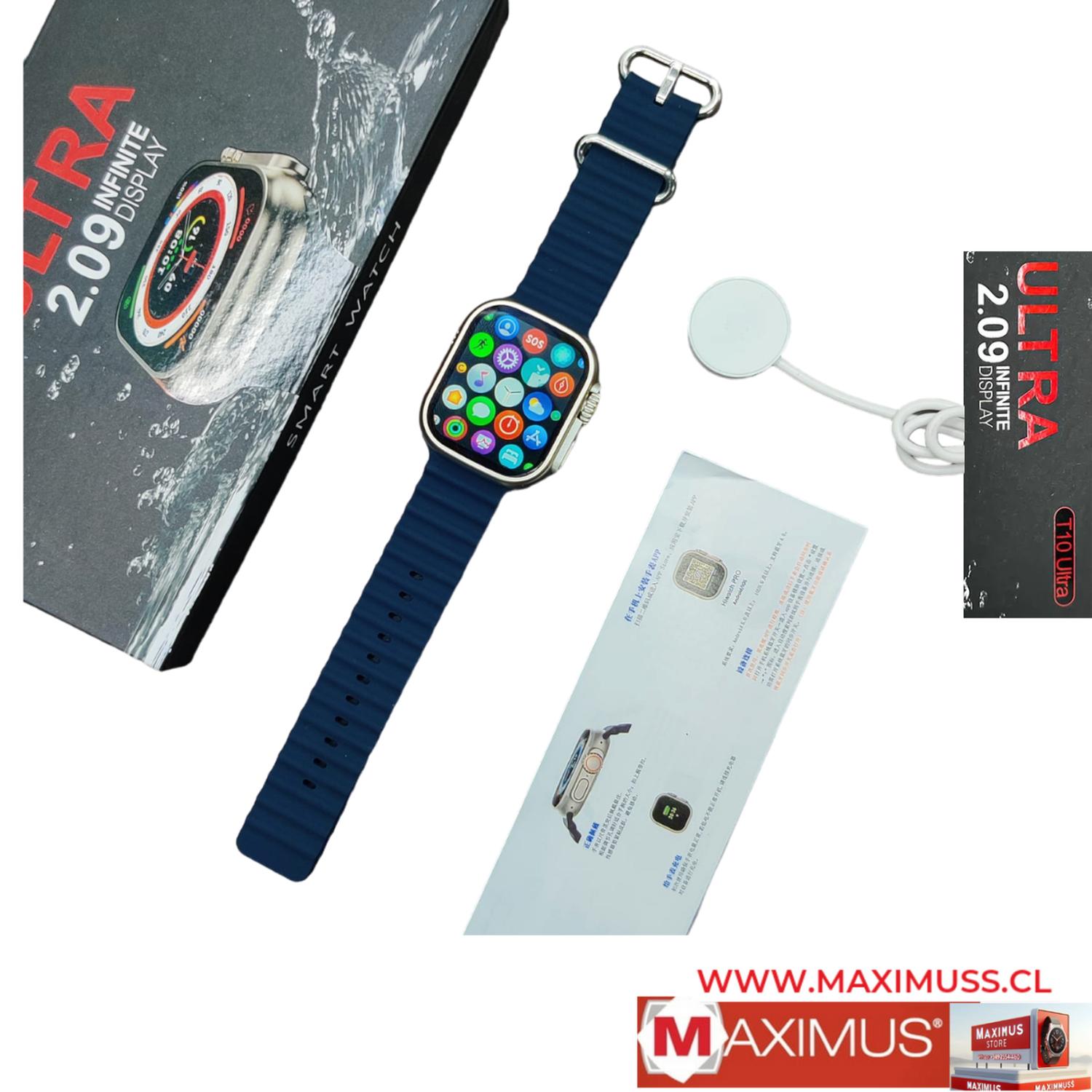 SMARTWATCH HIWATCHPRO T10 NEGRO ULTRA INTELIGENTE REALIZA LLAMADAS - 4