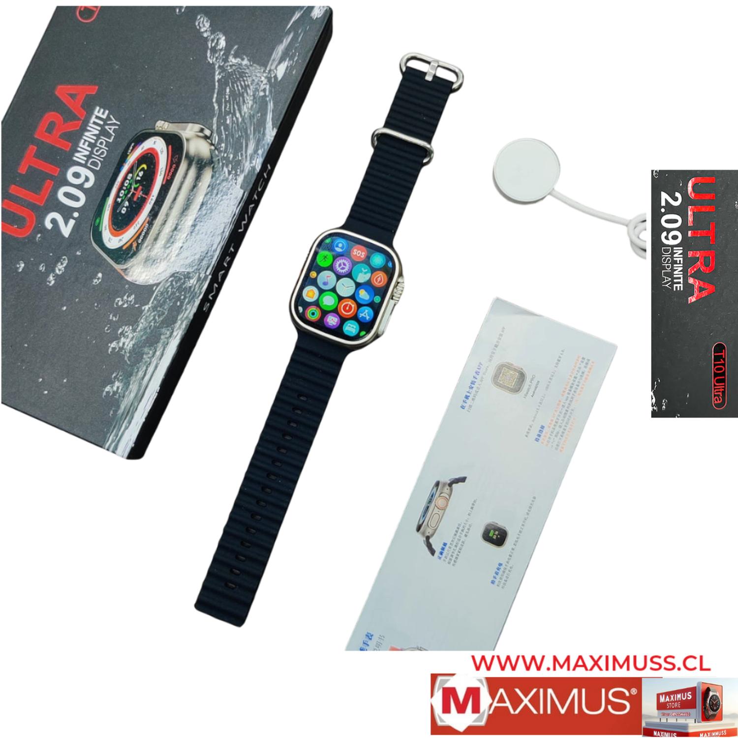 SMARTWATCH HIWATCHPRO T10 NEGRO ULTRA INTELIGENTE REALIZA LLAMADAS - 6