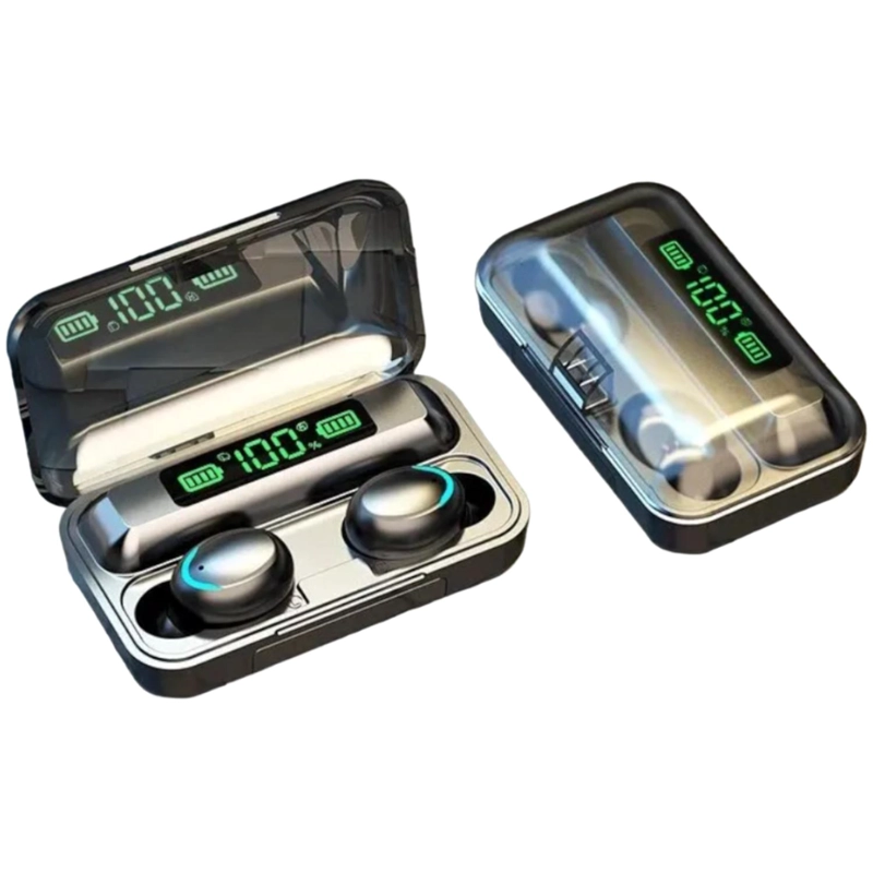 AUDÍFONOS MAXIMUS STORE F9-5 + BANCO BATERÍA 2.000MAH BLUETOOTH NEGRO - 7