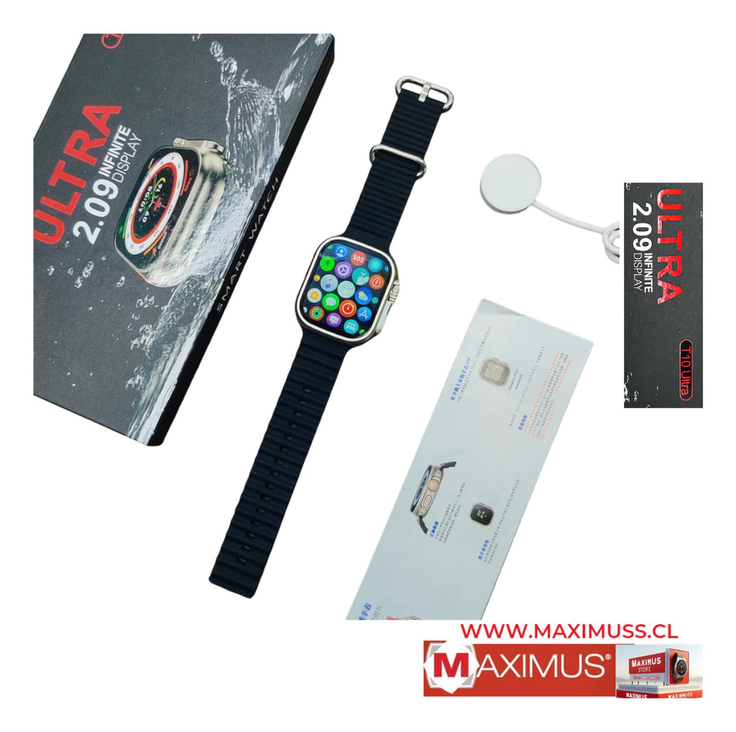 SMARTWATCH HIWATCHPRO T10 ULTRA NEGRO INTELIGENTE REALIZA RECIBE LLAMADAS - 1