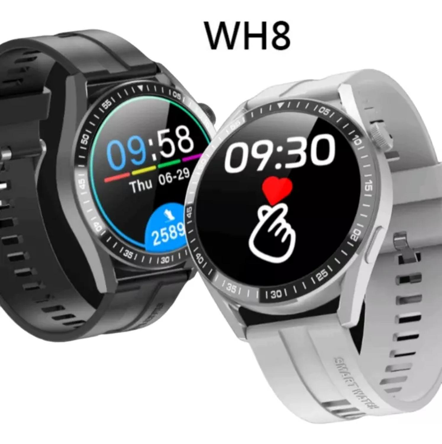 RELOJ WH8 INTELIGENTE SMARTWATCH GRIS / REALIZA LLAMADAS - 3
