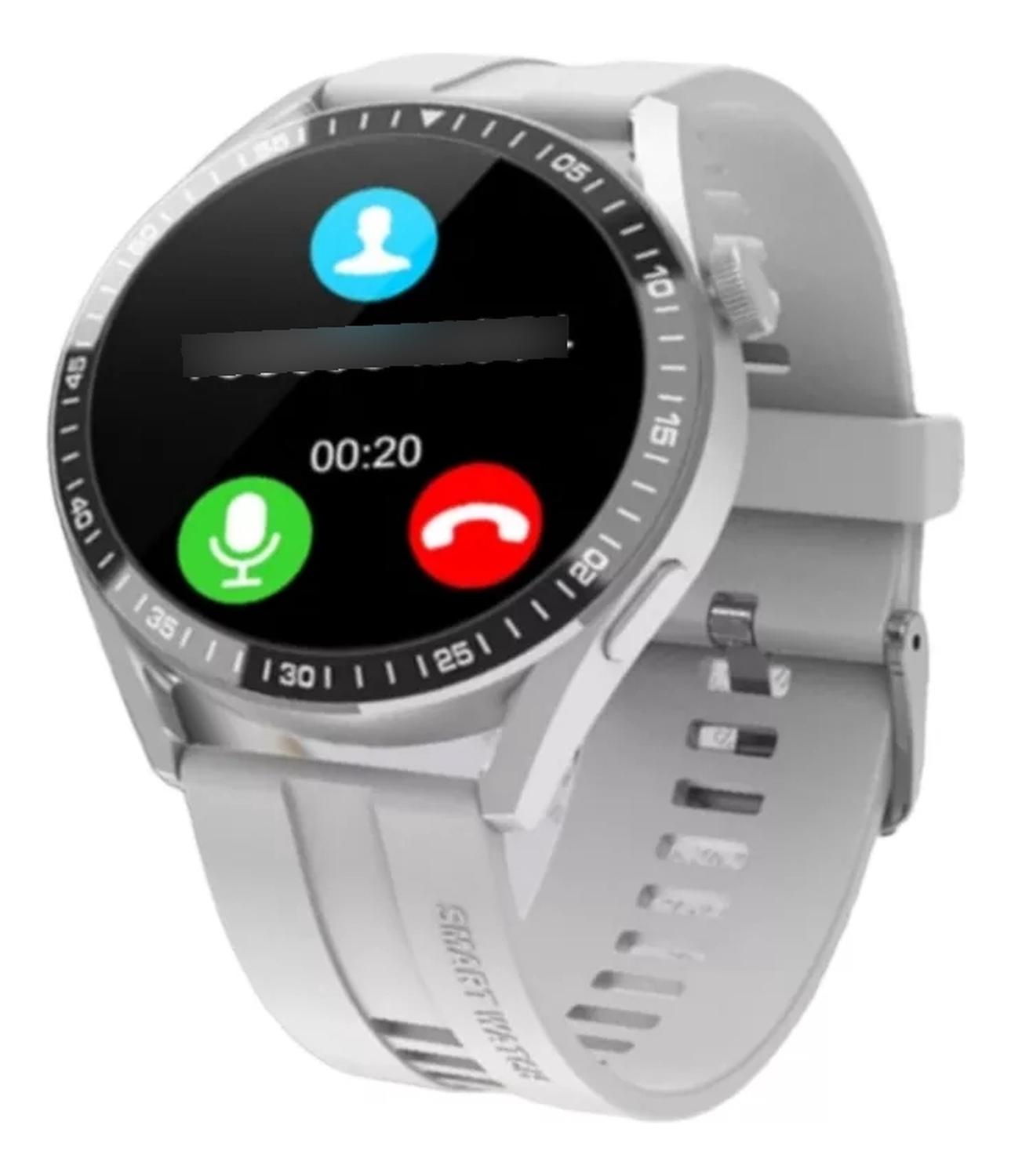 RELOJ WH8 INTELIGENTE SMARTWATCH GRIS / REALIZA LLAMADAS - 4