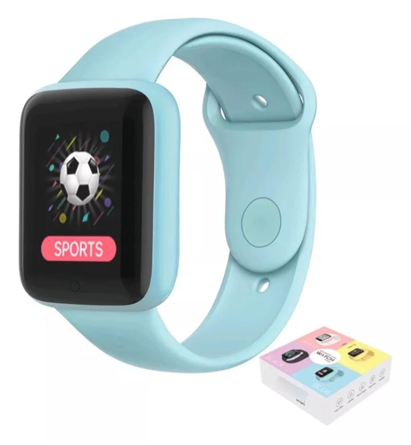 RELOJ D20 INTELIGENTE SMARTWATCH CELESTE 2024 - 1