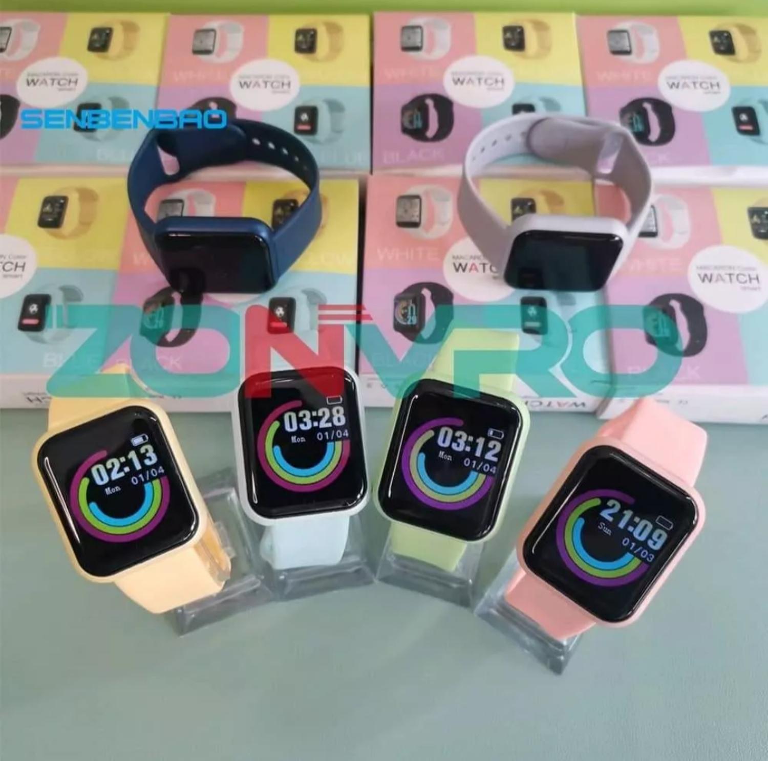 RELOJ D20 INTELIGENTE SMARTWATCH CELESTE 2024 - 7