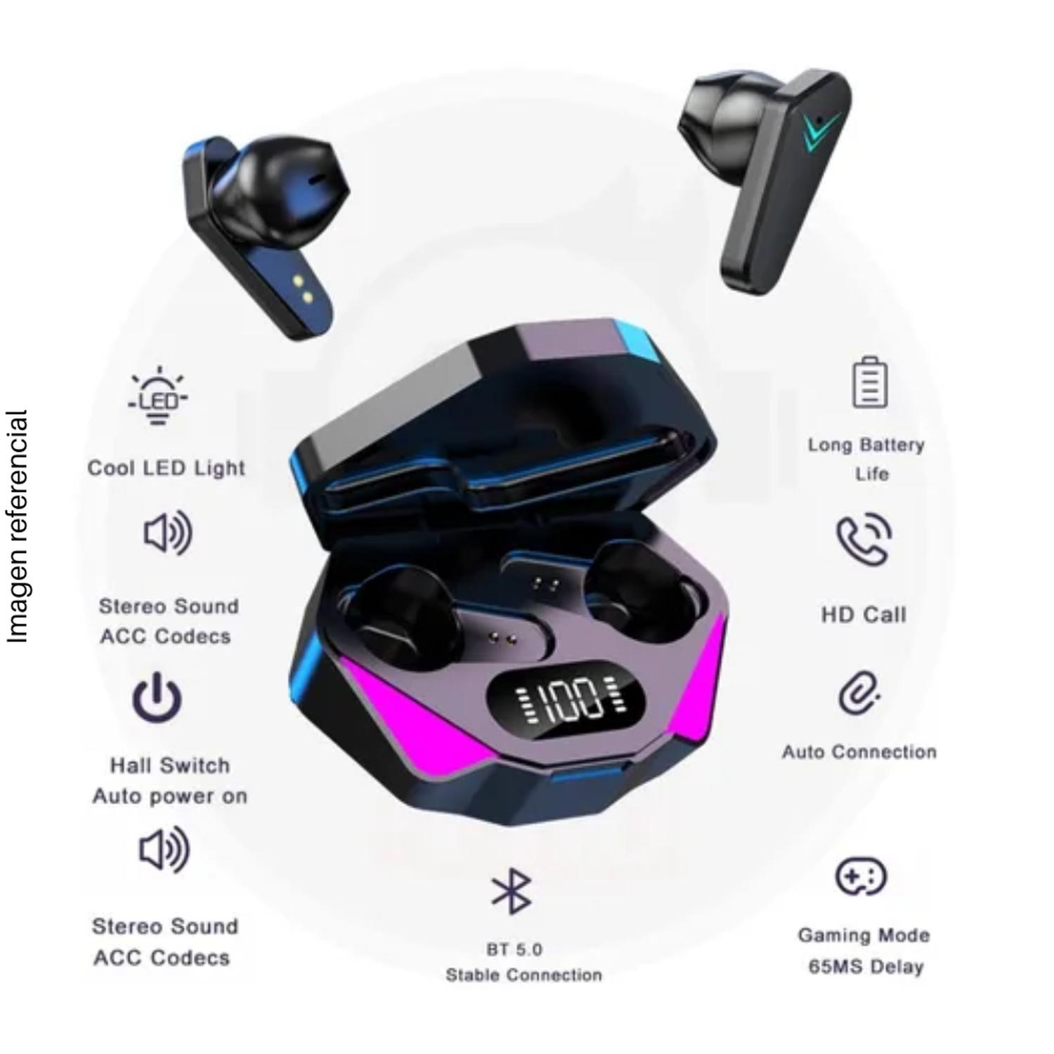AUDÍFONOS X15 GAMER INALÁMBRICOS Y MICROFONO - 9