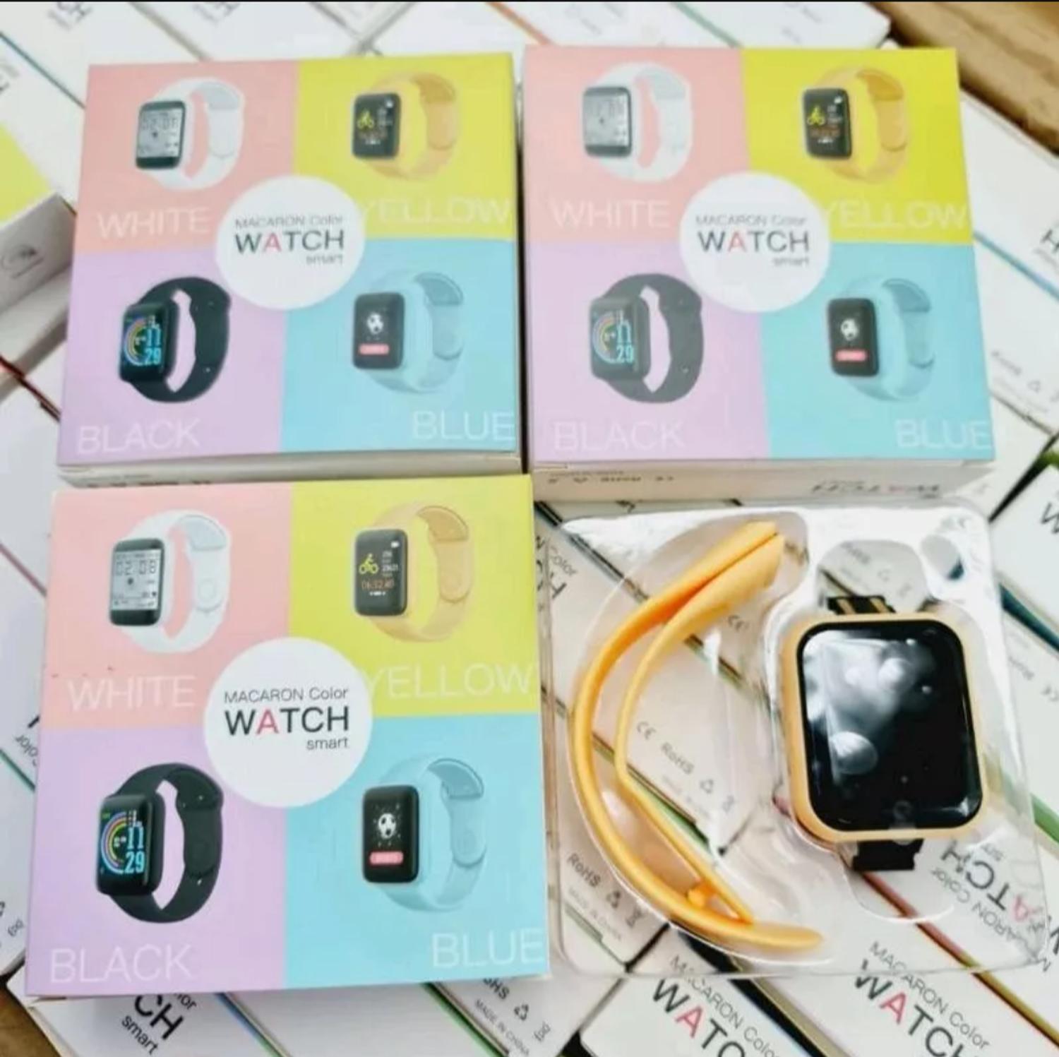 RELOJ D20 INTELIGENTE SMARTWATCH AMARILLO 2024 - 4