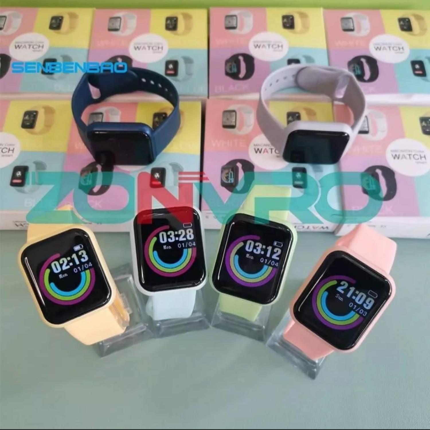 RELOJ D20 INTELIGENTE SMARTWATCH AMARILLO 2024 - 7