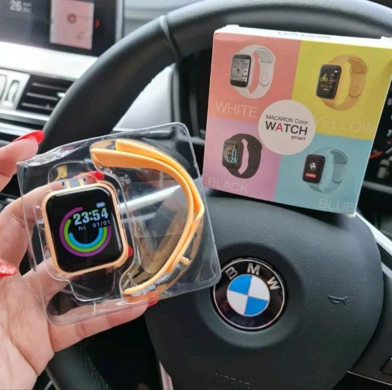 RELOJ D20 INTELIGENTE SMARTWATCH AMARILLO 2024 - 8