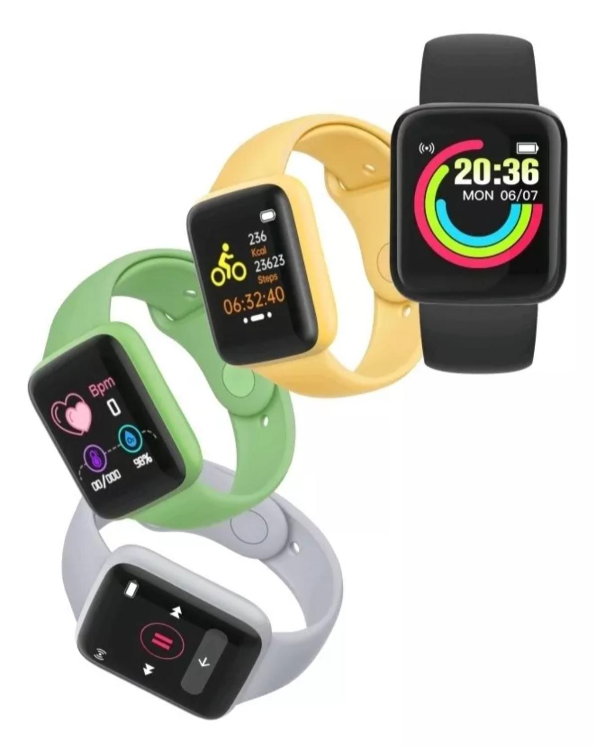 RELOJ D20 INTELIGENTE SMARTWATCH VERDE 2024 - 3