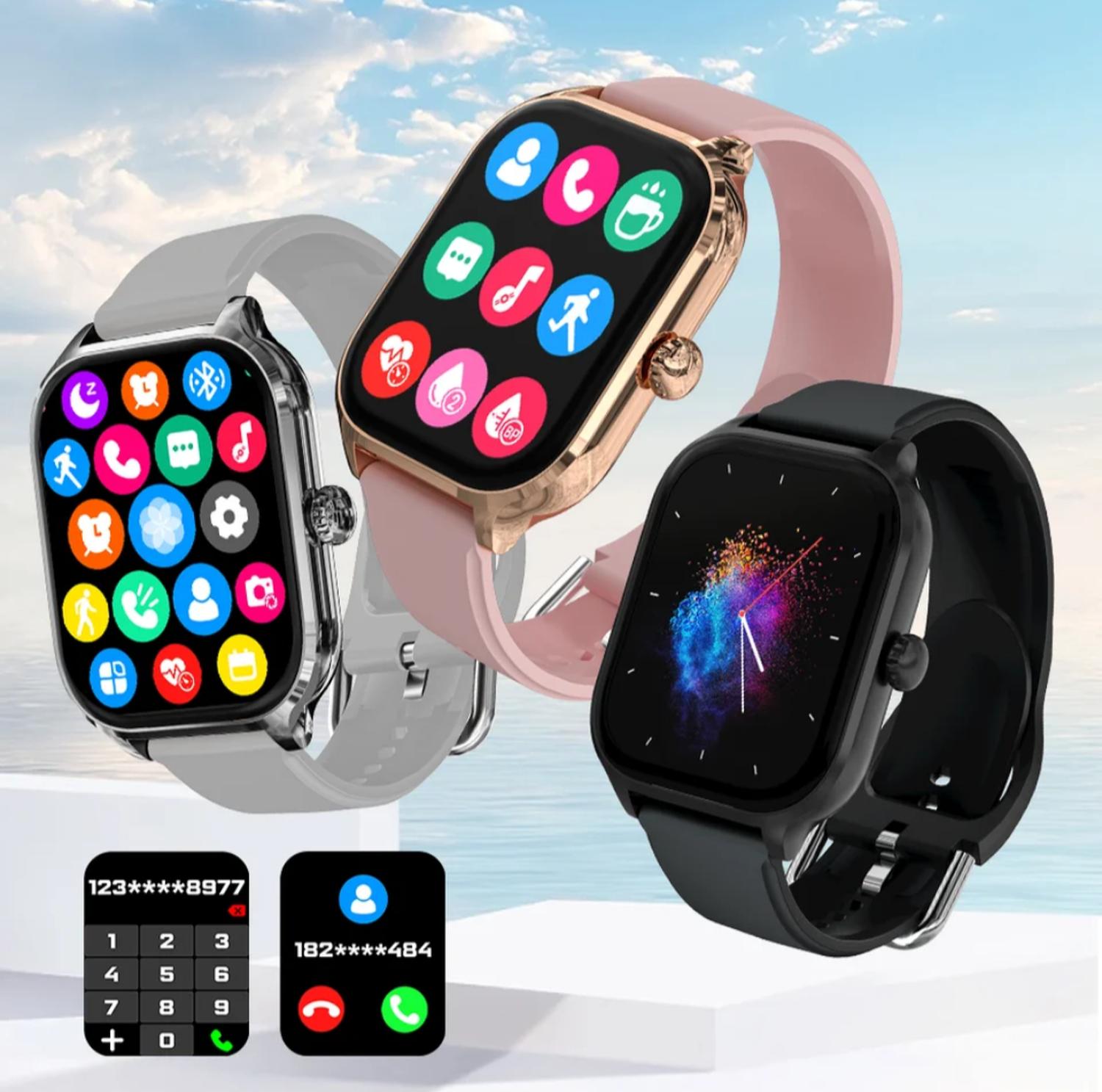 RELOJ INTELIGENTE SMARTWATCH H9 ROSADO - 6