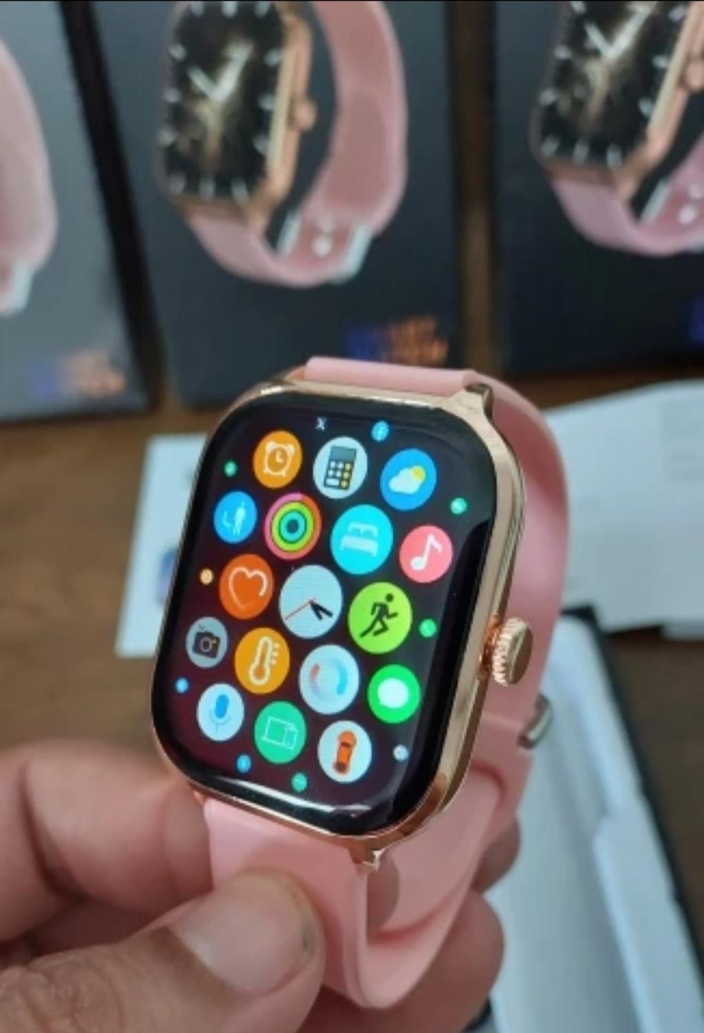 RELOJ INTELIGENTE SMARTWATCH H9 ROSADO - 8
