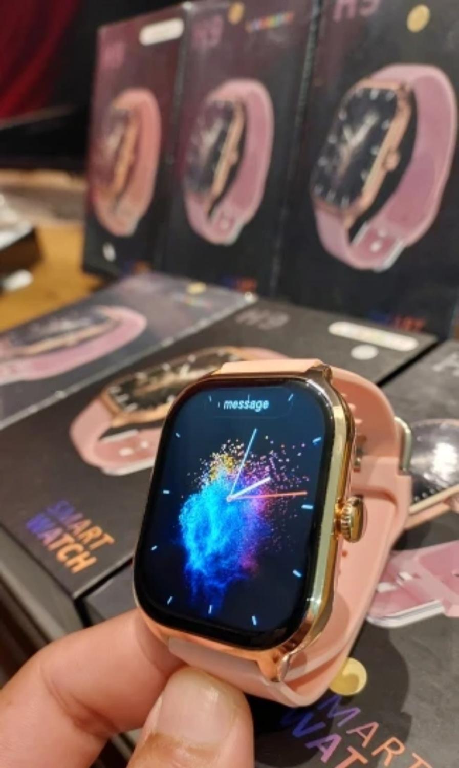 RELOJ INTELIGENTE SMARTWATCH H9 ROSADO - 9
