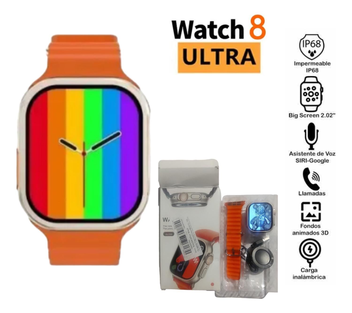 RELOJ INTELIGENTE SMARTWATCH WATCH 8 ULTRA - 2