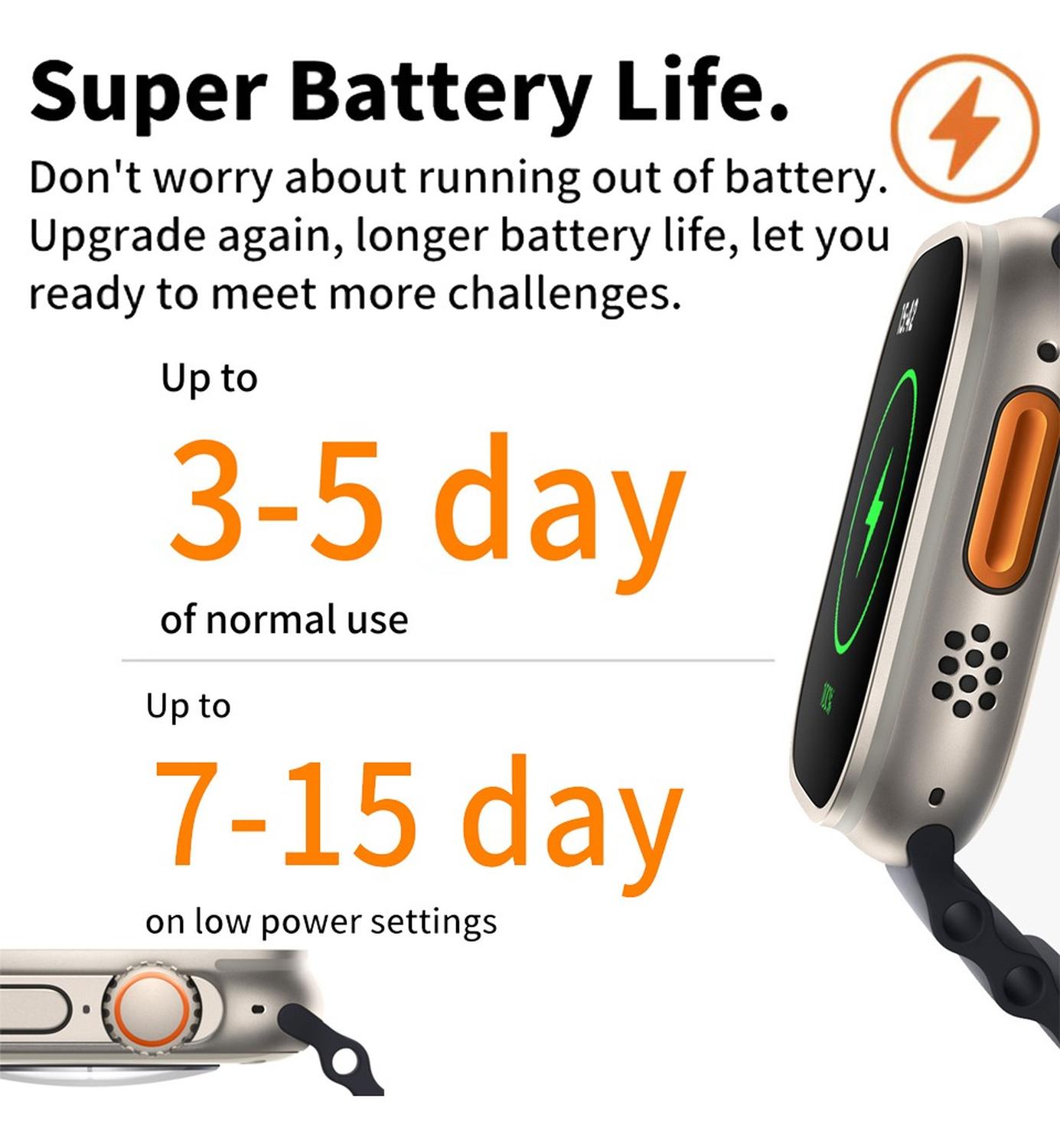 RELOJ INTELIGENTE SMARTWATCH WATCH 8 ULTRA - 5