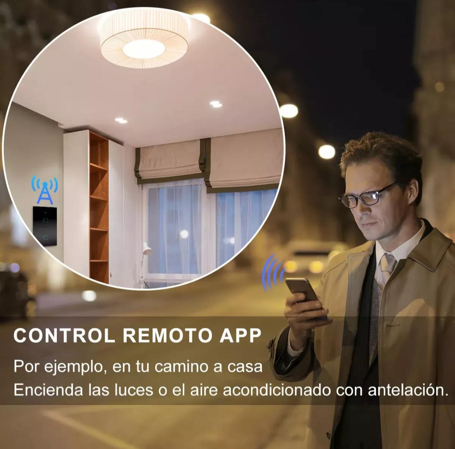 INTERRUPTOR INTELIGENTE WIFI BLANCO - 2
