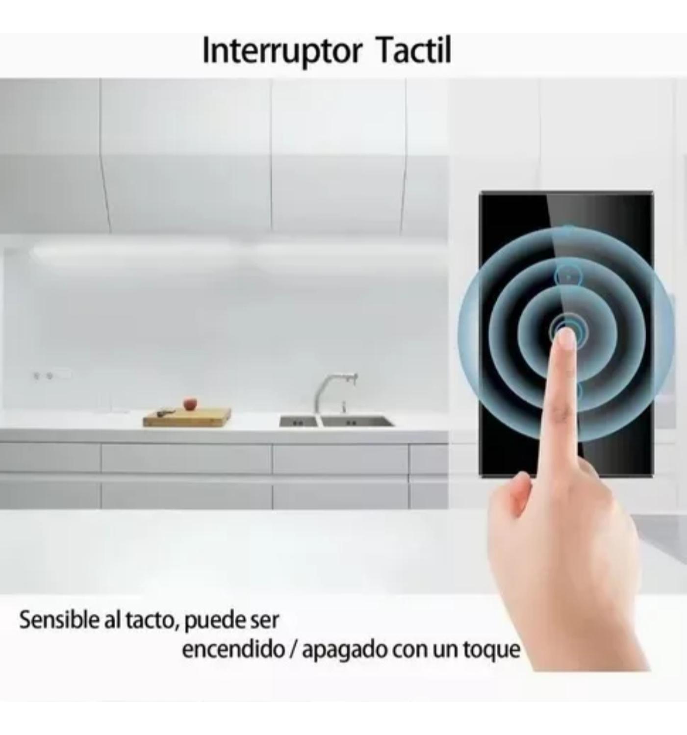 INTERRUPTOR INTELIGENTE TOUCH WIFI BLANCO SIMPLE - 9